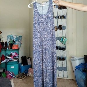 Boho Tribal Pattern Maxi Dress